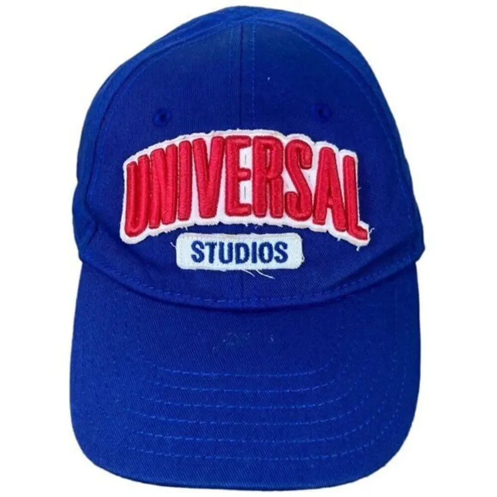 Universal Studios Hat Cap Kids Adjustable Youth Baseball Embroidered Strap Blue‎